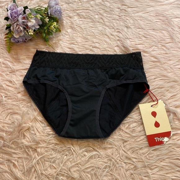 NWT THINX Hiphugger Moderate Period Menstrual Underware sz XS - Picture 2 of 8